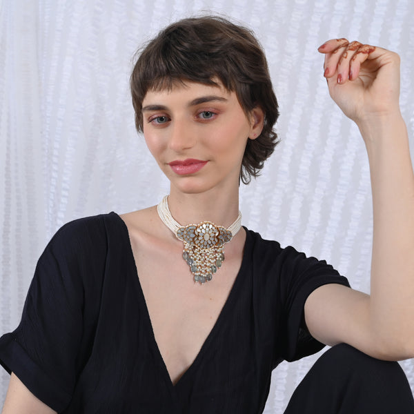 Aarif Choker with Earrings