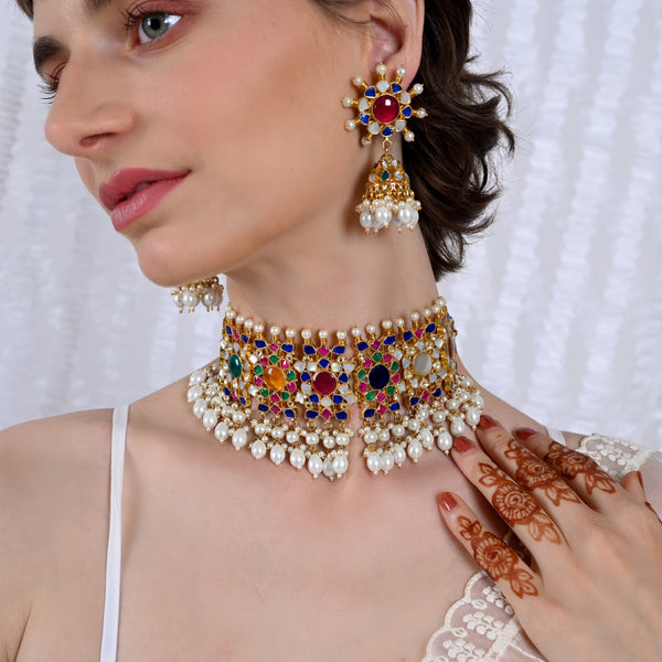 Anamika Choker with Earrings