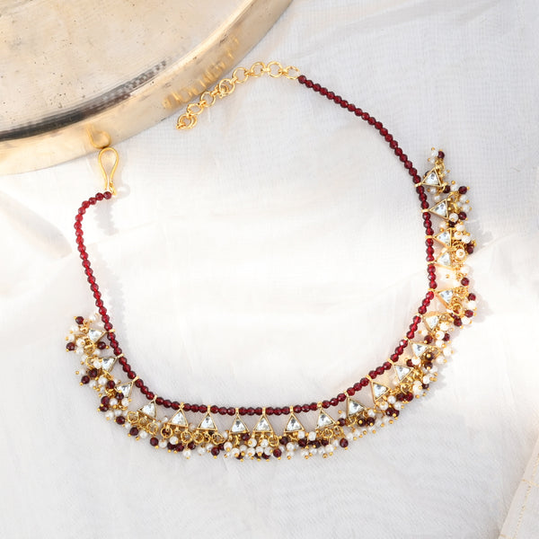 Parivesh Necklace with Earrings