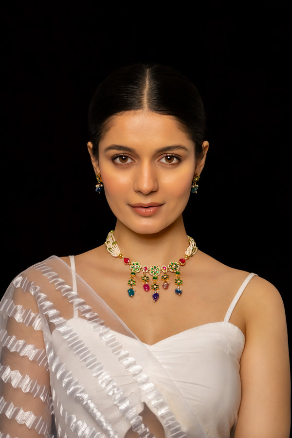 Tarangini Choker with Earrings