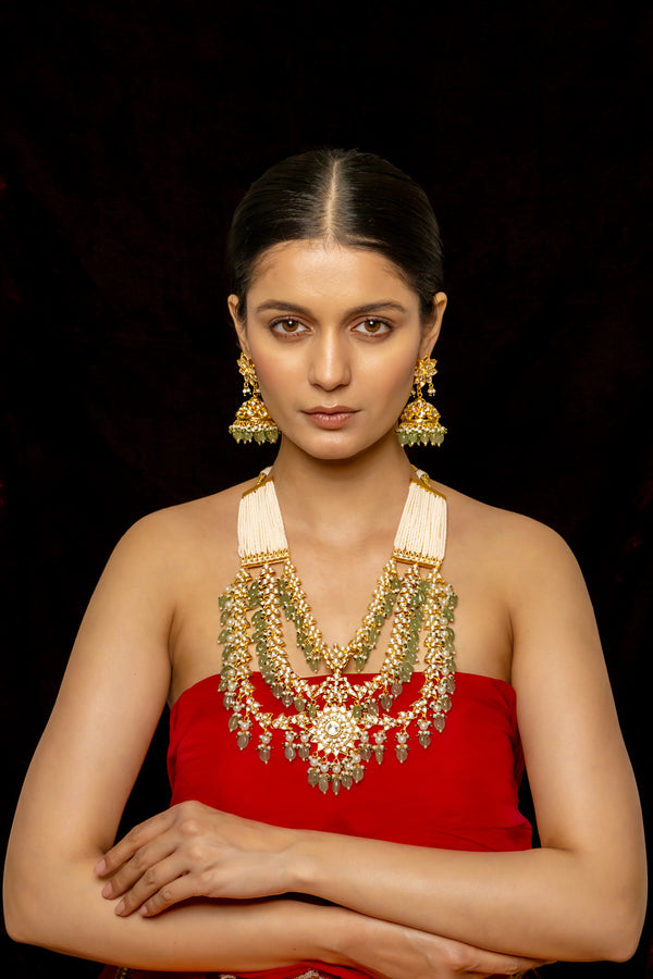 Suvarnabindu Necklace with Earrings