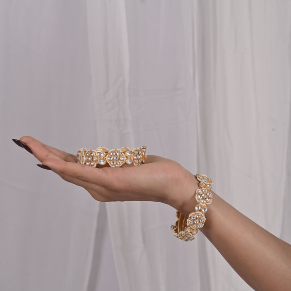 Laila Kundan Bangles