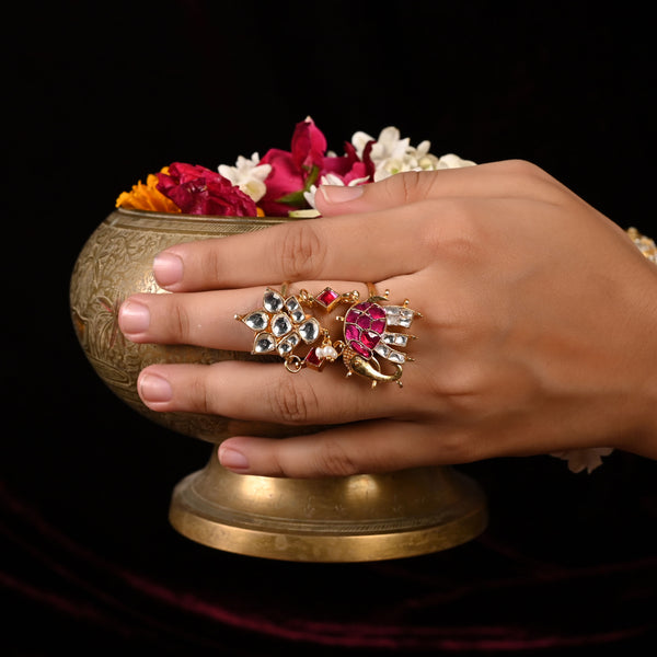 Baina Kundan Ring