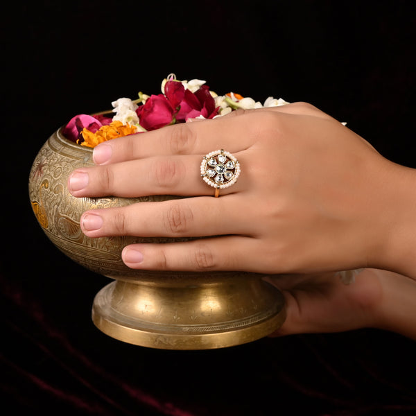 Anjuri Kundan Ring