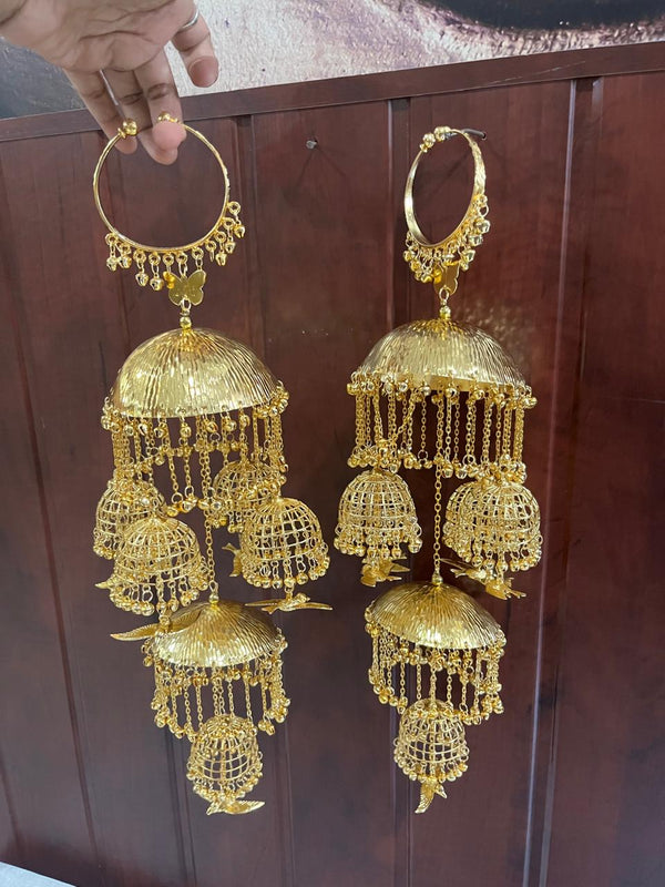 Sitara Handcrafted Gold Plated Kaleera with Intricate Filigree Design