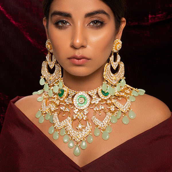 Shasi Mint Necklace Set