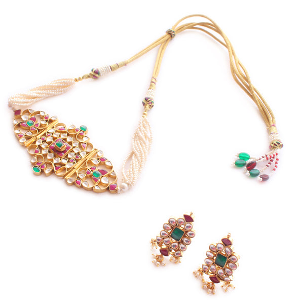 Jaisnavi Multi Color Choker Set