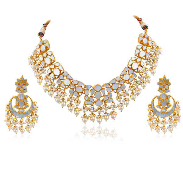 Atifa Star Mother of Pearl Necklace Set