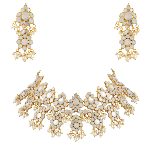 Huma Mother of Pearl Necklace Set