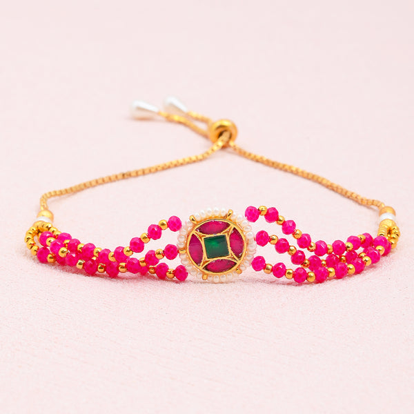 Sathvik Kundan Bracelet