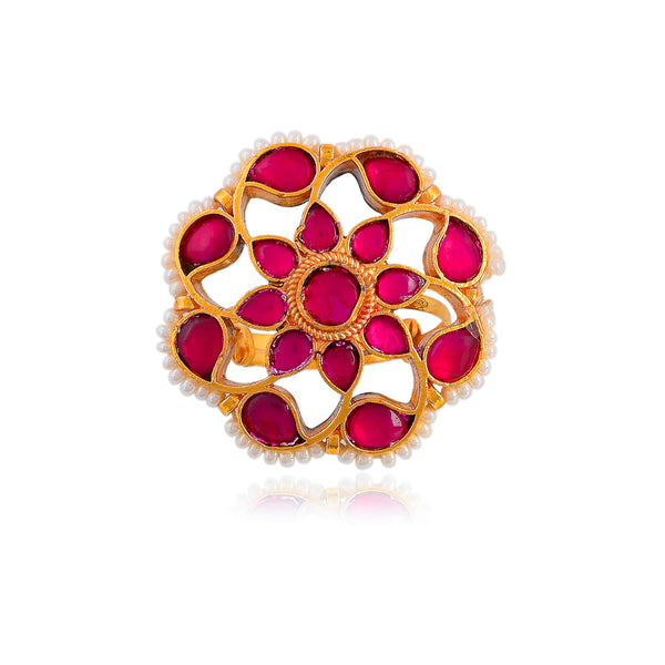 Ravit Pink Pushp Ring