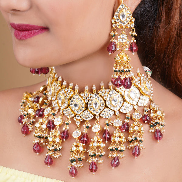 Jagalur Ruby Choker Set