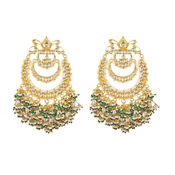 Bidyut Kundan Chandbali Earrings